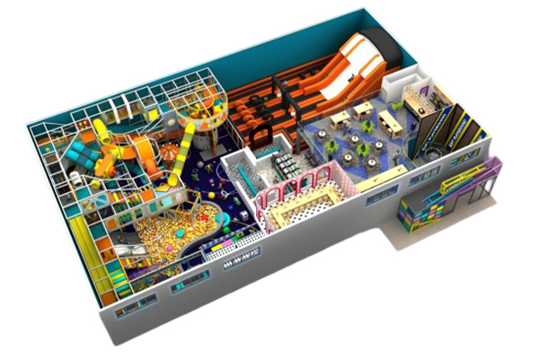 How does Naughty Castle's structural design ensure children's safety during play?